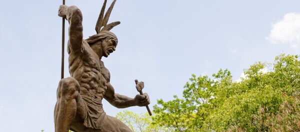 Un monumento a Guaicaipuro Un monumento a Guaicaipuro - Sputnik Mundo