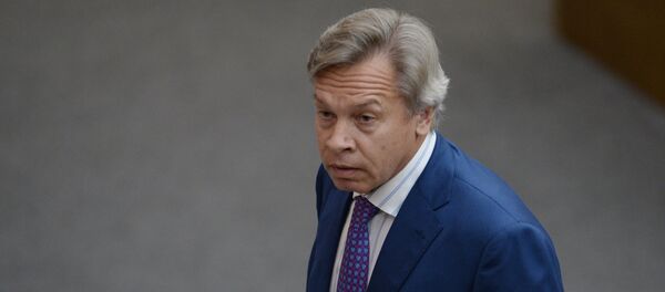 Alexéi Pushkov, jefe del comité para asuntos internacionales de la Duma de Estado - Sputnik Mundo