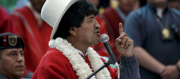 Evo Morales, presidente de Bolivia - Sputnik Mundo