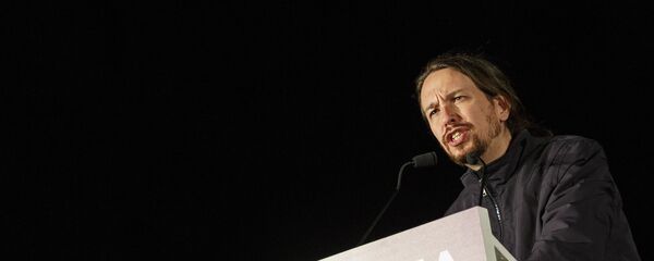 Pablo Iglesias, líder del partido Podemos - Sputnik Mundo