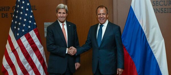 Secretario de Estado de EEUU, John Kerry, y ministro de Asuntos Exteriores de Rusia, Serguéi Lavrov - Sputnik Mundo