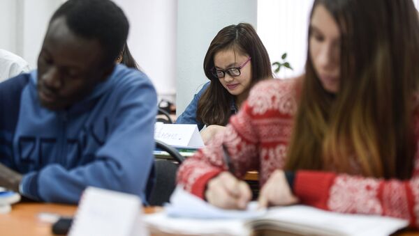 Estudiantes de la Universidad Rusa de la Amistad de los Pueblos - Sputnik Mundo