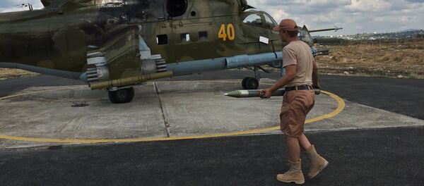 Helicópteros de las Fuerzas Aéreas de Rusia en Siria - Sputnik Mundo