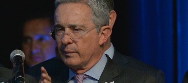 Álvaro Uribe, expresidente de Colombia - Sputnik Mundo