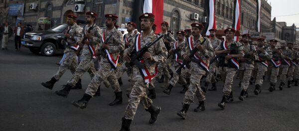 Milicianos hutíes - Sputnik Mundo