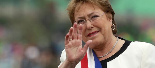 Michelle Bachelet, presidente de Chile Michelle Bachelet, presidente de Chile - Sputnik Mundo