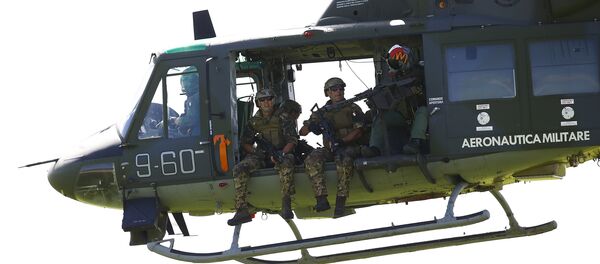 Ejercicios de la OTAN en Italia Ejercicios de la OTAN en Italia - Sputnik Mundo