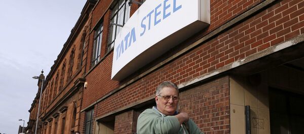 Empleados de Tata Steel en Escocia - Sputnik Mundo