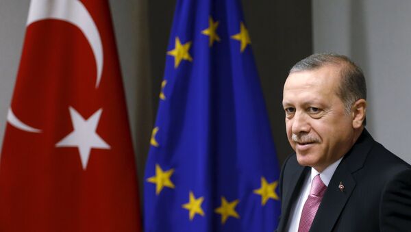 Recep Tayyip Erdogan, presidente de Turquía - Sputnik Mundo