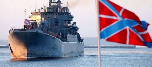 Buque de desembarco Kaliningrado en el puerto militar de Baltiysk - Sputnik Mundo
