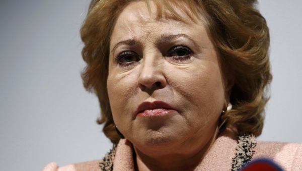 Valentina Matvienko, presidenta del Consejo de la Federación de Rusia Valentina Matvienko, presidenta del Consejo de la Federación de Rusia - Sputnik Mundo