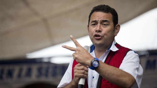 Jimmy Morales, presidente de Guatemala (archivo) - Sputnik Mundo