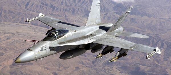 Avión F/A-18 estadounidense - Sputnik Mundo