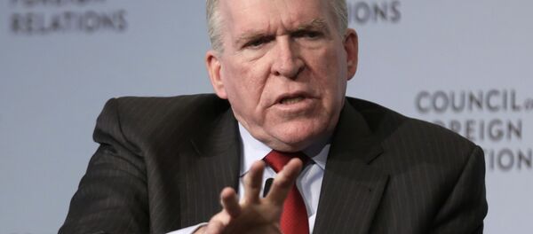 CIA Director John Brennan addresses a meeting at the Council on Foreign Relations, in New York, Friday, March 13, 2015 - Sputnik Mundo
