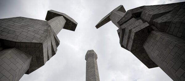 Monumento a la fundación del Partido de los Trabajadores de Corea en Pyongyang Monumento a la fundación del Partido de los Trabajadores de Corea en Pyongyang - Sputnik Mundo