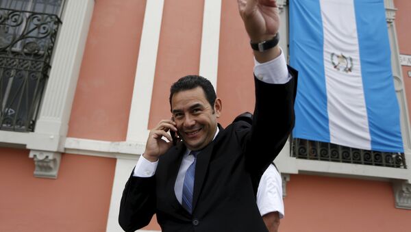 Jimmy Morales, candidato del Frente de Convergencia Nacional - Sputnik Mundo