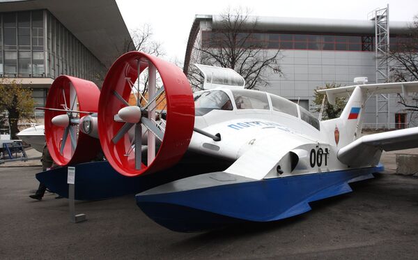 Ekranoplano ruso EK-12P Ivolga Ekranoplano ruso EK-12P Ivolga - Sputnik Mundo