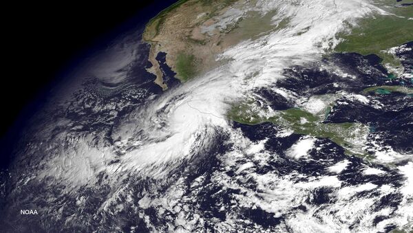 Huracán Patricia, visto desde el espacio - Sputnik Mundo