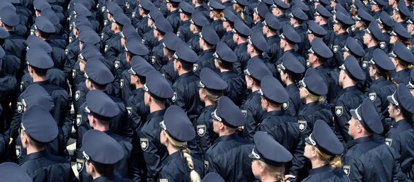 La policía de Kiev, Ucrania (archivo) - Sputnik Mundo