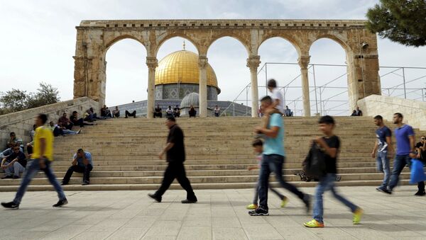 La Cúpula de la Roca en la Explanada de las Mezquitas, la Ciudad Vieja de Jerusalén - Sputnik Mundo