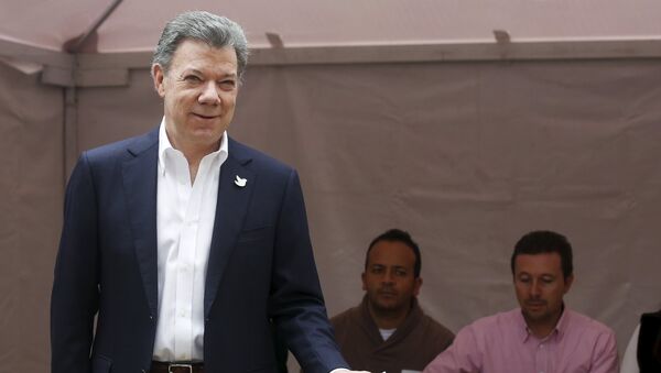 Juan Manuel Santos, presidente de Colombia - Sputnik Mundo