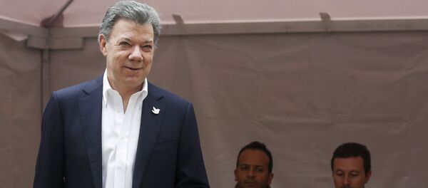 Juan Manuel Santos, presidente de Colombia - Sputnik Mundo