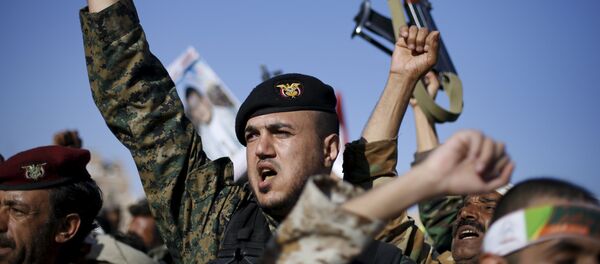 Los rebeldes yemeníes del movimiento chií Ansar Alá (hutíes) - Sputnik Mundo