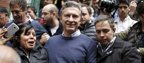 Mauricio Macri, el líder de la coalición opositora Cambiemos - Sputnik Mundo
