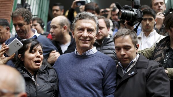 Mauricio Macri, el líder de la coalición opositora Cambiemos - Sputnik Mundo