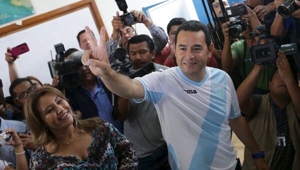 Jimmy Morales, candidato a la presidencia de Guatemala - Sputnik Mundo