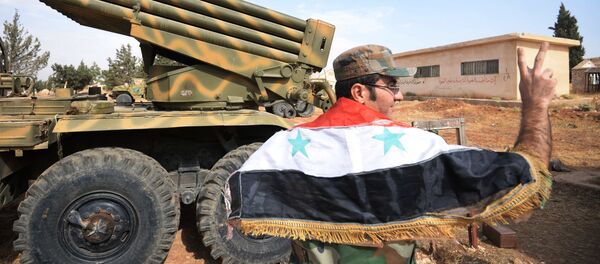 Efectivo del Ejército sirio en la ciudad de Qatana - Sputnik Mundo