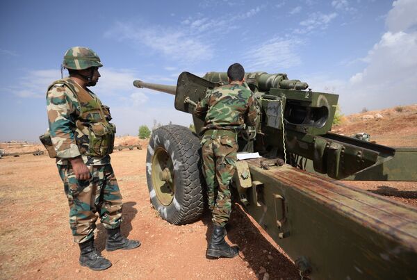 Posiciones del Ejército sirio junto a Qatana - Sputnik Mundo