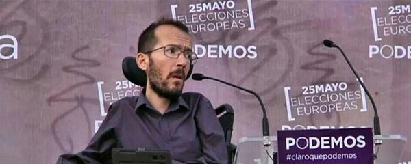 Pablo Echenique, secretario general de Podemos en Aragón Pablo Echenique, secretario general de Podemos en Aragón - Sputnik Mundo