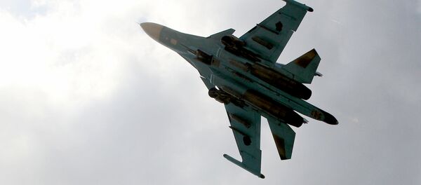 Caza ruso Su-34 en Siria (Archivo) - Sputnik Mundo