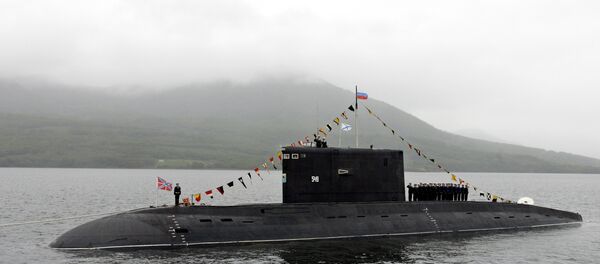 Uno de los submarinos rusos clase Kilo (archivo) - Sputnik Mundo