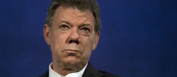 Juan Manuel Santos, presidente de Colombia - Sputnik Mundo