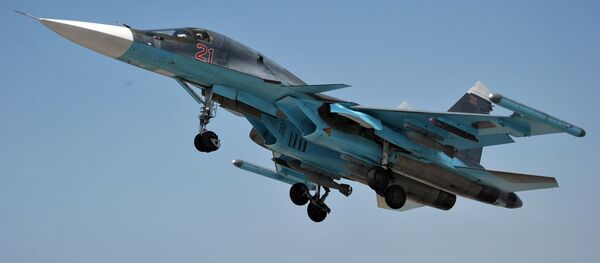 Avión ruso Su-34 en Siria - Sputnik Mundo