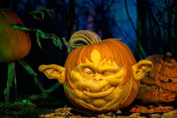 Obras de arte talladas en calabaza - Sputnik Mundo