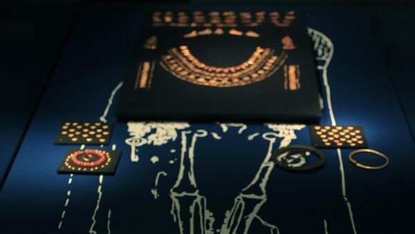 Oro escita de Crimea presentada en una exposción en Holanda - Sputnik Mundo