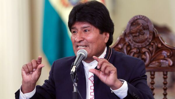 Evo Morales, presidente de Bolivia - Sputnik Mundo