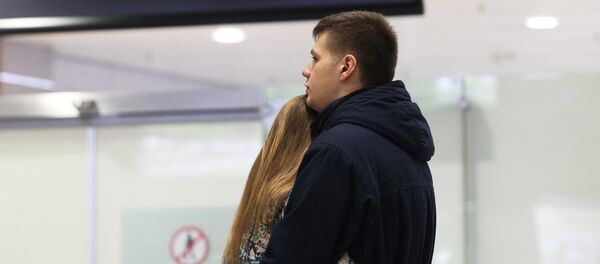 Familiares de los pasajeros del avión Airbus-321 Familiares de los pasajeros del avión Airbus-321 - Sputnik Mundo