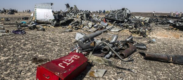 Los restos del avión ruso Airbus-321 siniestrado en Egipto - Sputnik Mundo