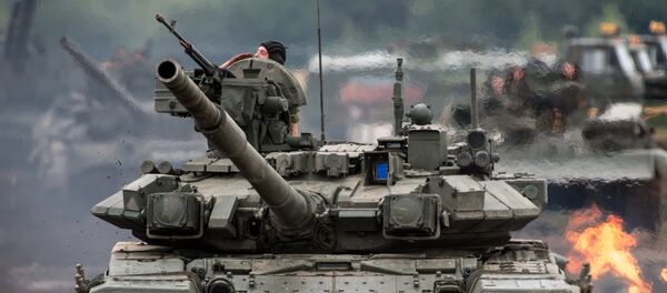Carro de combate ruso T-90S Carro de combate ruso T-90S - Sputnik Mundo