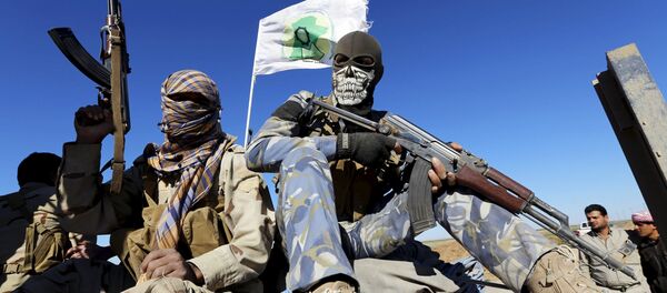 Combatientes chiítas iraquíes cerca de Tikrit (Archivo) - Sputnik Mundo