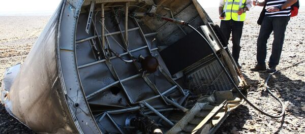 Investigadores examinan los restos del avión ruso Airbus-321 siniestrado en Egipto - Sputnik Mundo
