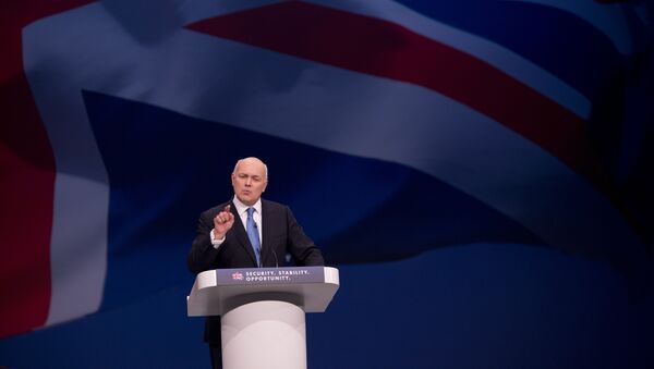 Iain Duncan-Smith, titular en Trabajo y Pensiones británico - Sputnik Mundo