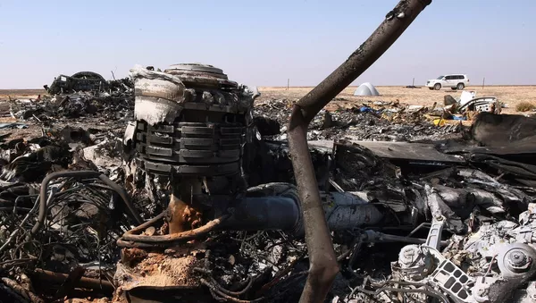 Los restos del avión ruso Airbus-321 siniestrado en Egipto - Sputnik Mundo