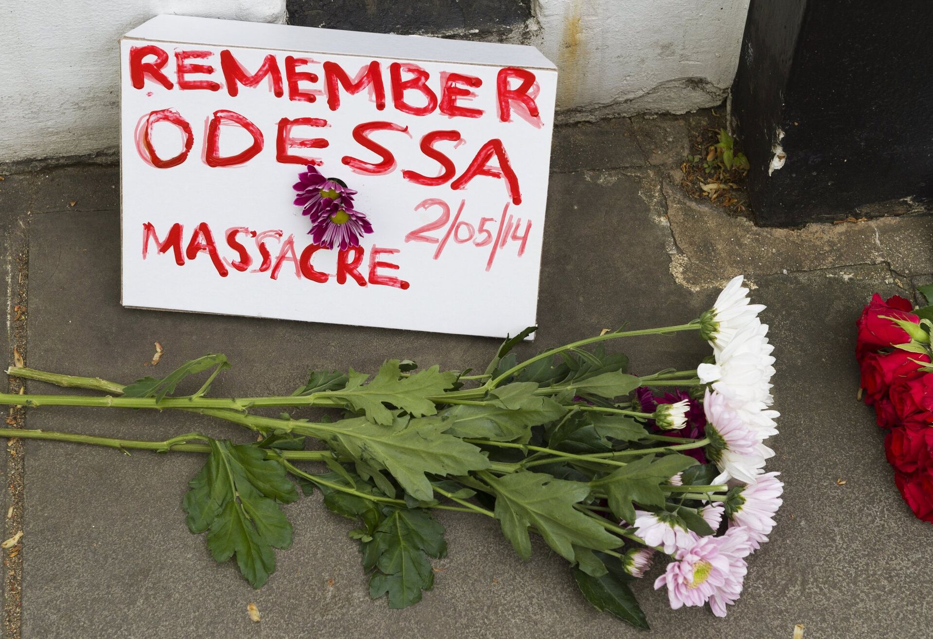 Rally in commemoration of Odessa victims in London - Sputnik Mundo, 1920, 02.05.2022