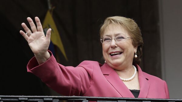 Michelle Bachelet, presidenta de Chile - Sputnik Mundo