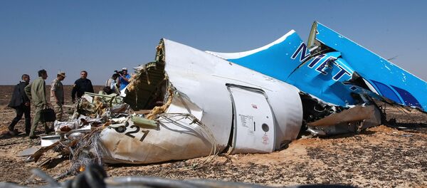 Restos del avión ruso Airbus-321 siniestrado en Egipto - Sputnik Mundo